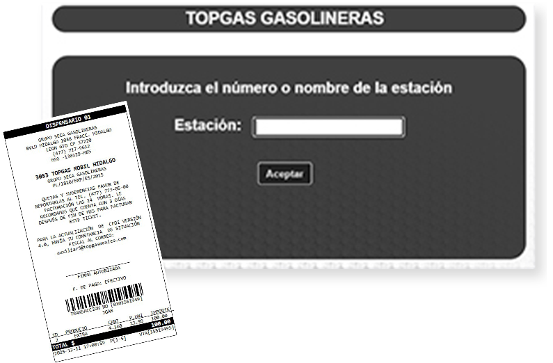 Paso 1 de facturación